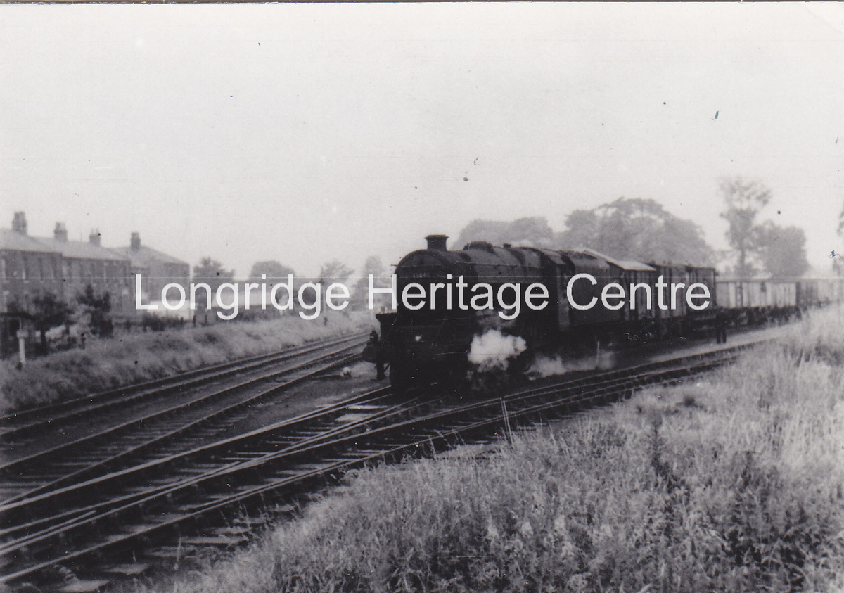 350B - Railway - Goods train returning to Preston - 1966